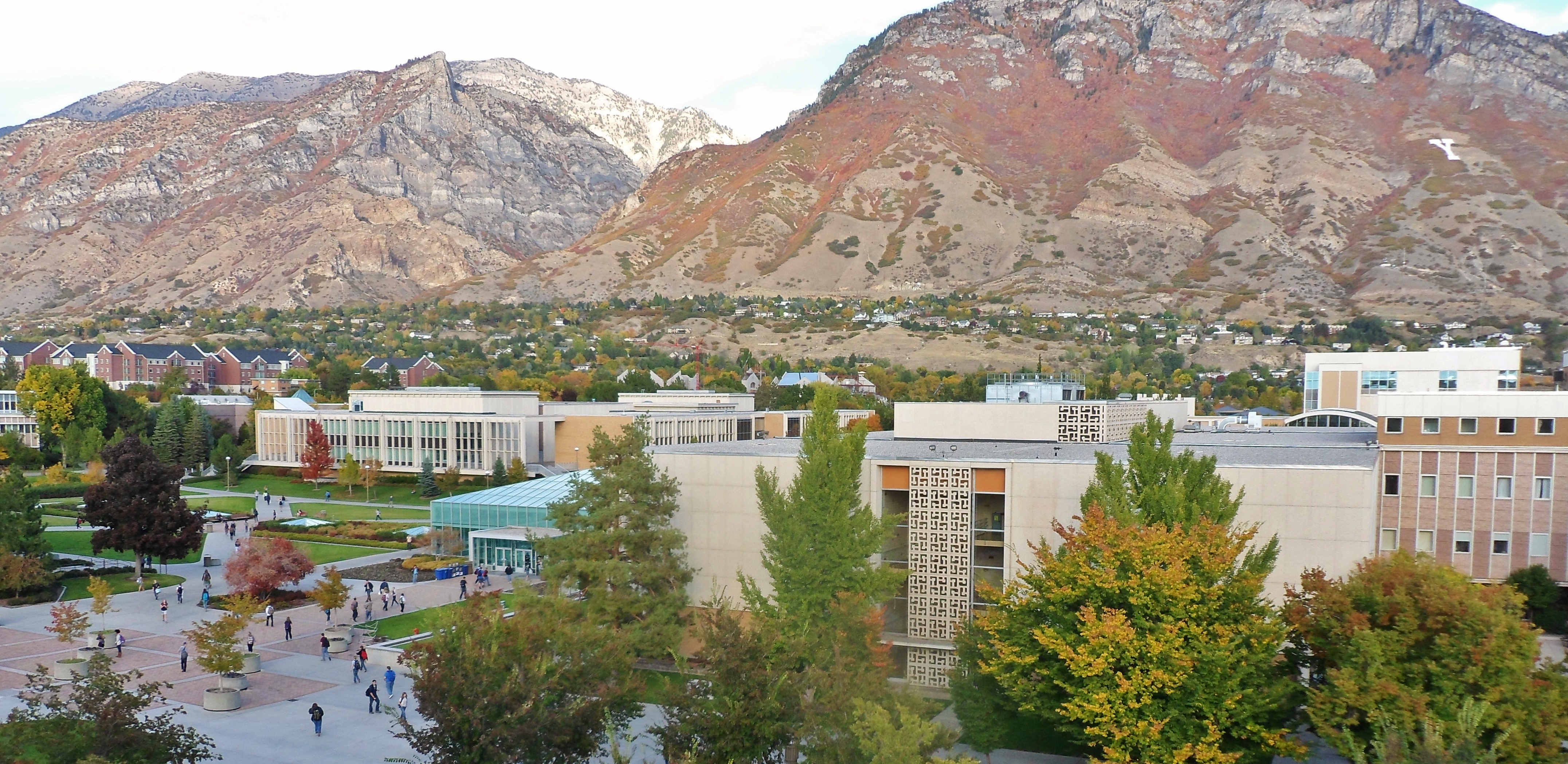 A picture overlooking Brigham Young University, where I currently attend school.